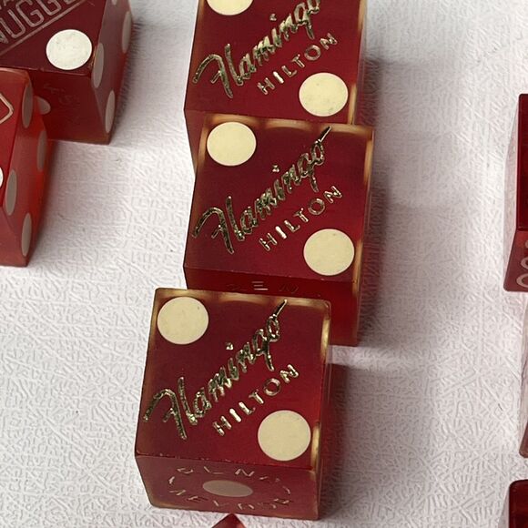 Vintage Cards Lucite Dice Hat Reno Tahoe Circus Circus Mapes Casino Memorabilia - Picture 10 of 16